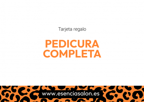 Pedicura completa con esmaltado permanente en salón profesional